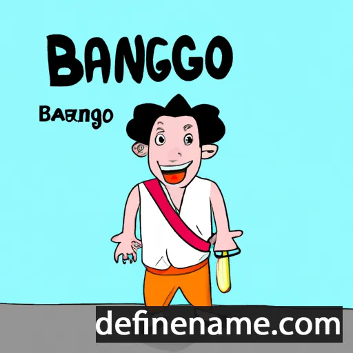 cartoon of the name Bangon