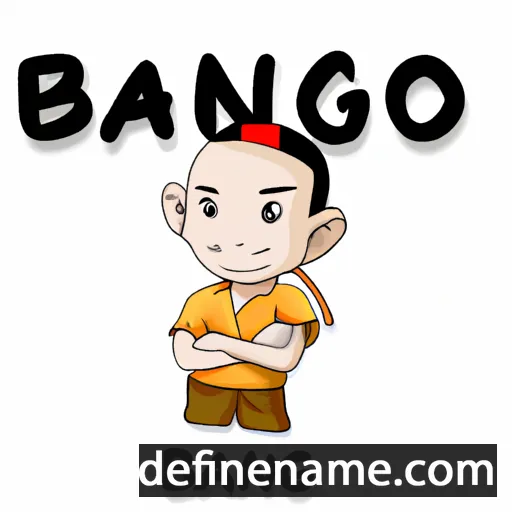 cartoon of the name Banjong