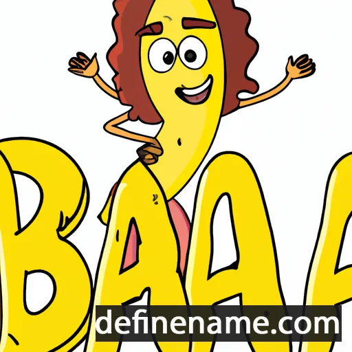 cartoon of the name Banna