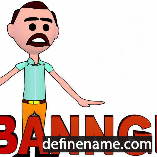 cartoon of the name Banning