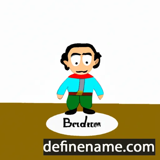 cartoon of the name Bannoudi