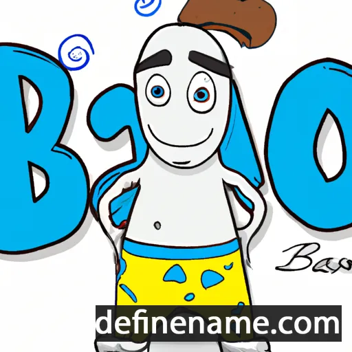 cartoon of the name Bano