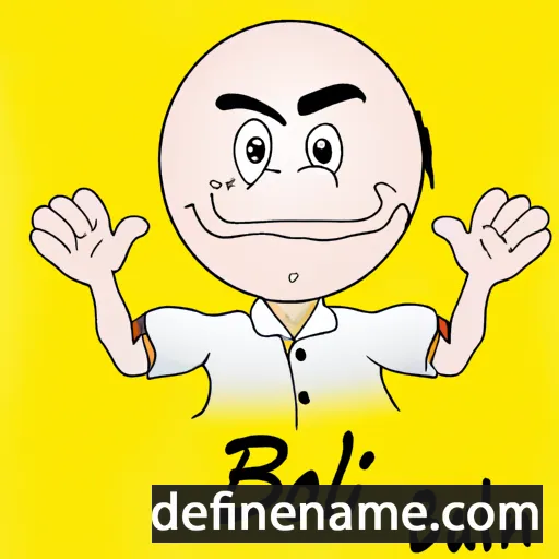 cartoon of the name Baolinh