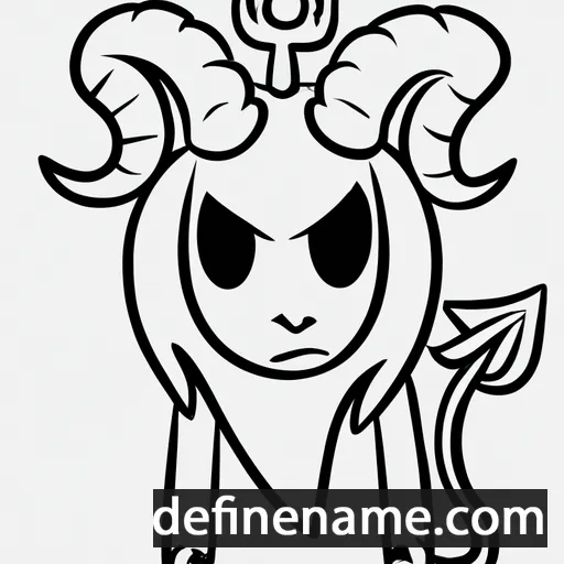 Baphomet cartoon