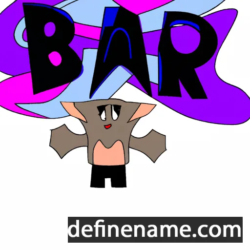 cartoon of the name Bara