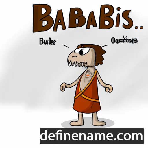 cartoon of the name Barabás