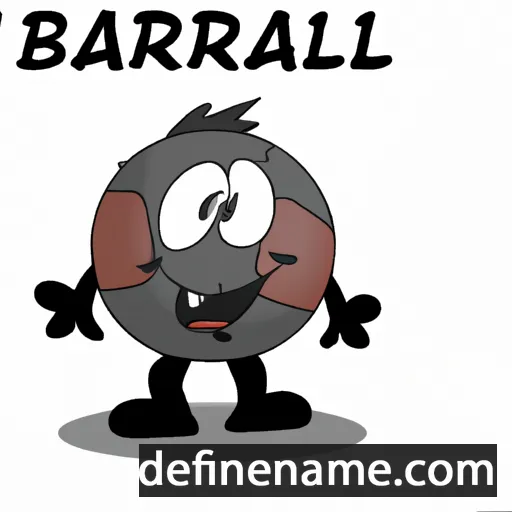 cartoon of the name Baraball