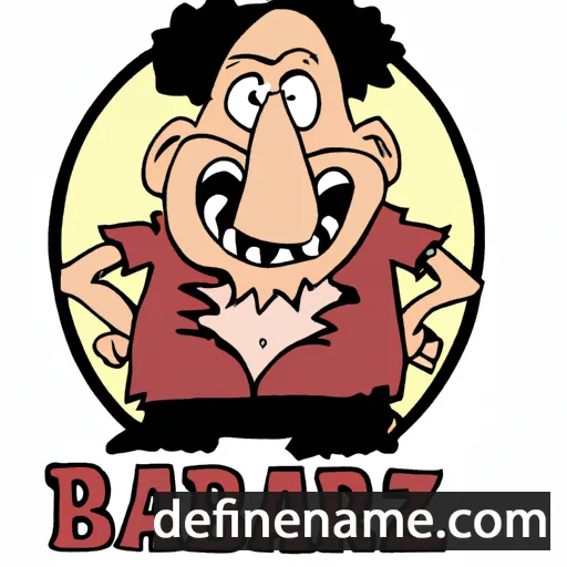 cartoon of the name Barabasz