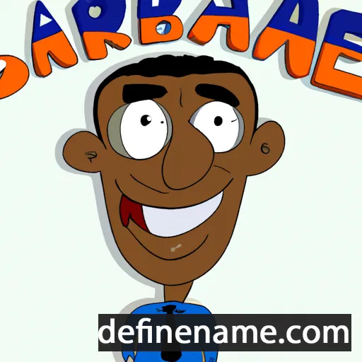 cartoon of the name Barack