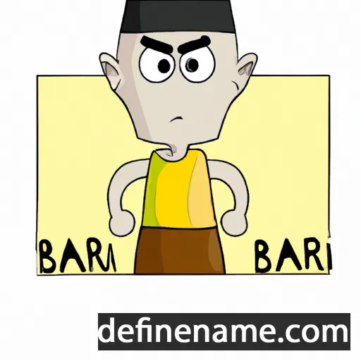 cartoon of the name Barahil