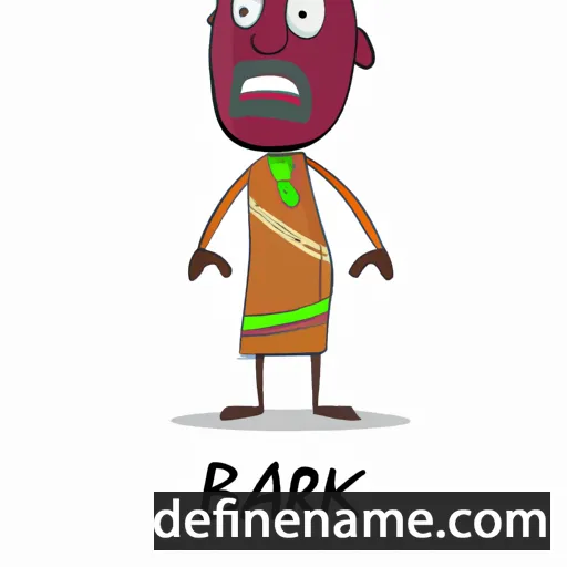 cartoon of the name Baraka