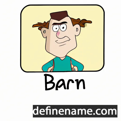 cartoon of the name Baram