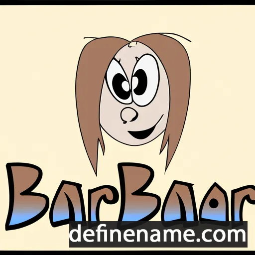 cartoon of the name Barbera