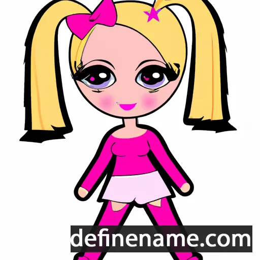 cartoon of the name Barbi