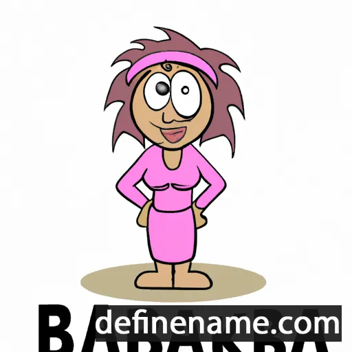 cartoon of the name Barbika