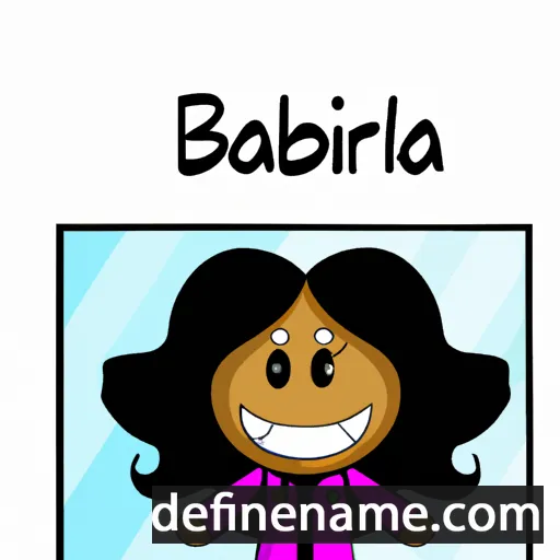 Barbilia cartoon