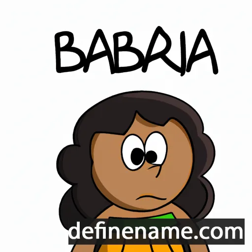 Barbla cartoon