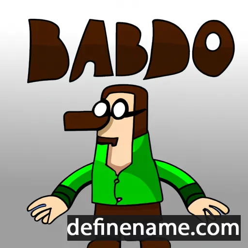 cartoon of the name Barbod