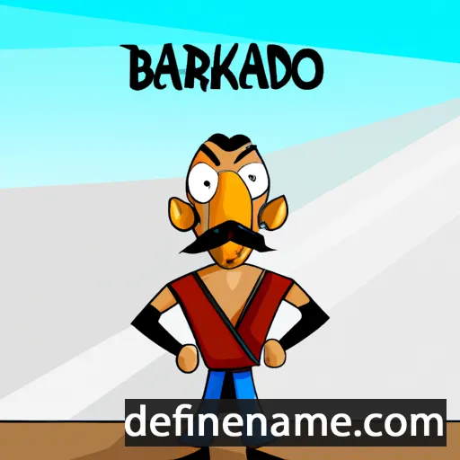 cartoon of the name Bardhok