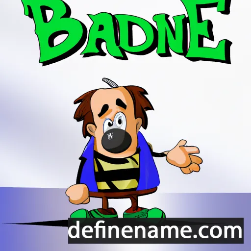 cartoon of the name Bardone