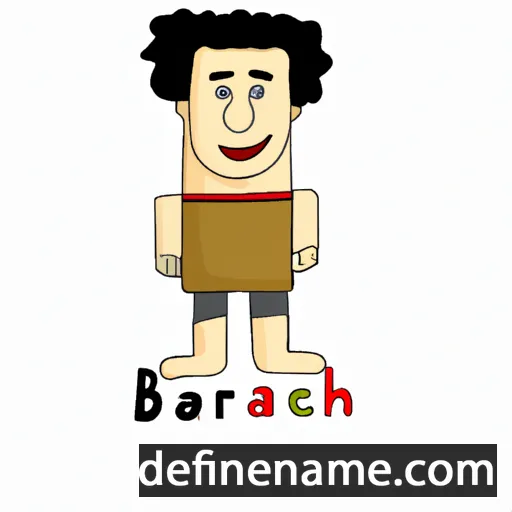 cartoon of the name Barechiah