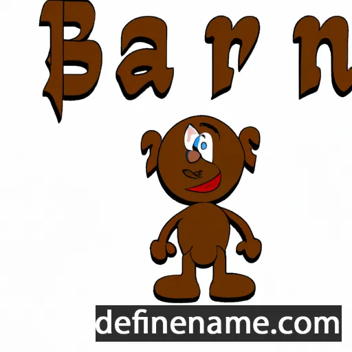 cartoon of the name Barîn