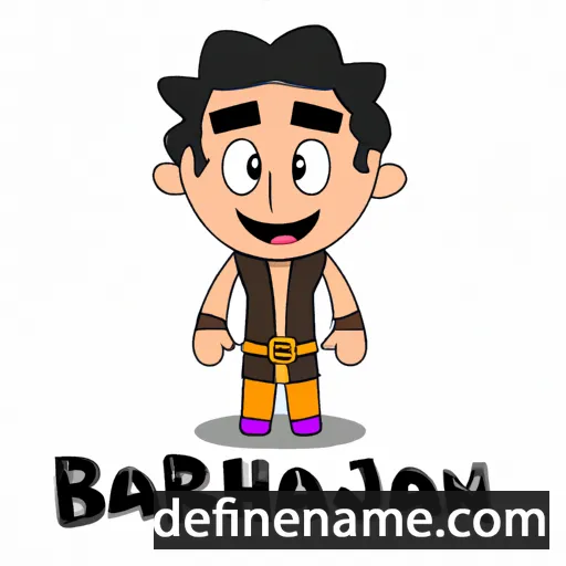 cartoon of the name Barjonah