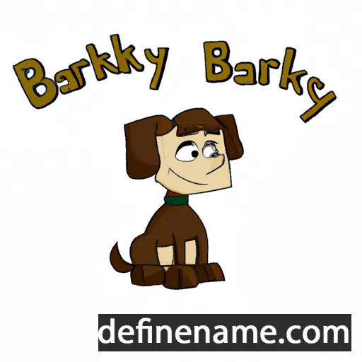 cartoon of the name Barkley