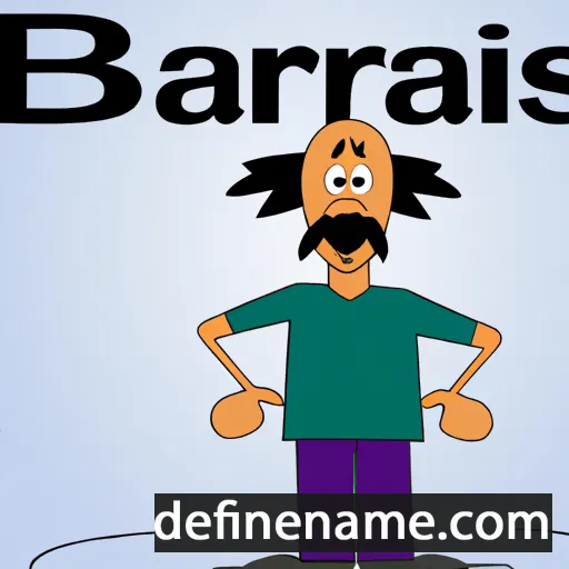 cartoon of the name Barnabáš