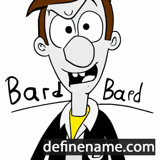 cartoon of the name Barnard