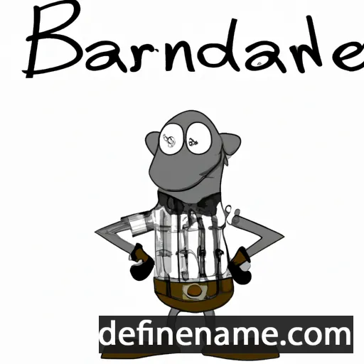 cartoon of the name Barnardine