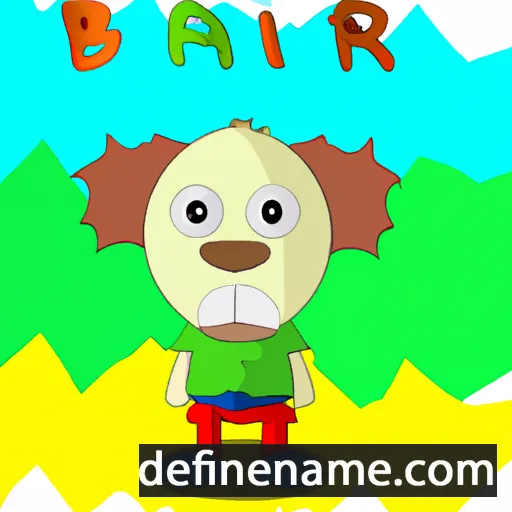 cartoon of the name Barni