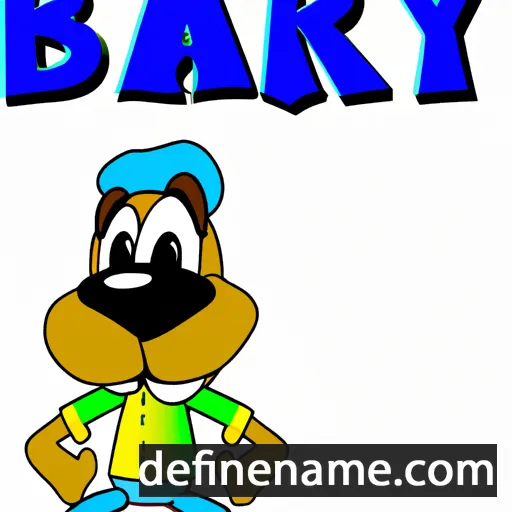 cartoon of the name Barny