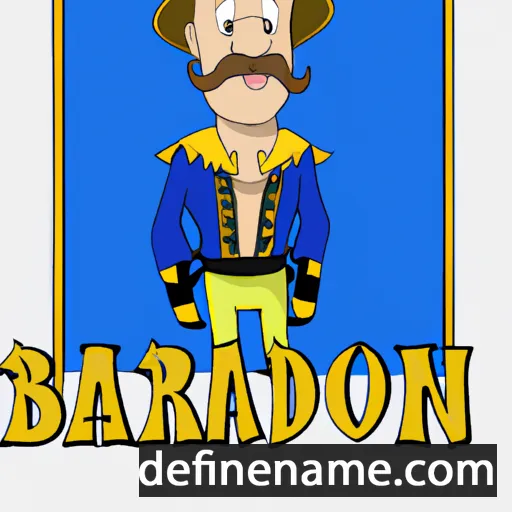 cartoon of the name Baron