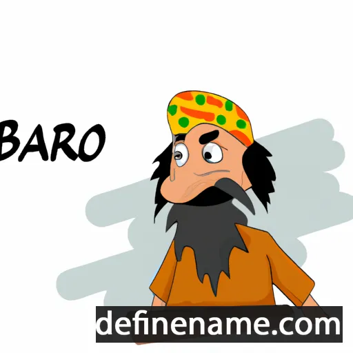 cartoon of the name Barori