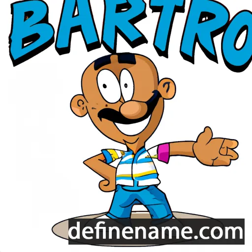 cartoon of the name Barreto