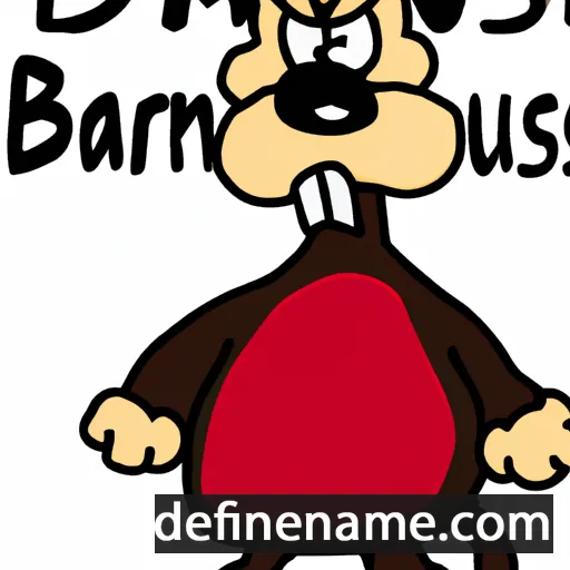 cartoon of the name Barsimäus