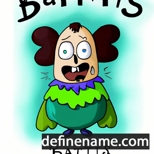 cartoon of the name Bartautė