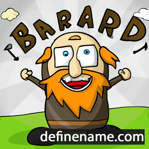 cartoon of the name Barður