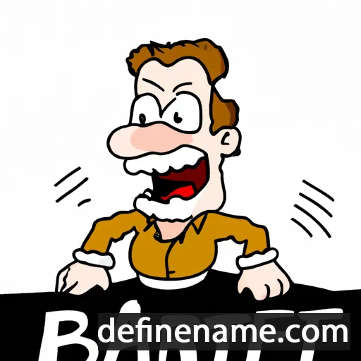 cartoon of the name Barthel