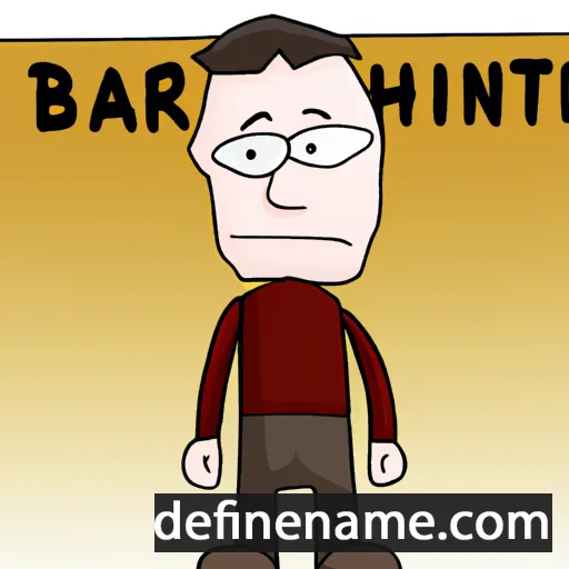 cartoon of the name Barthlin