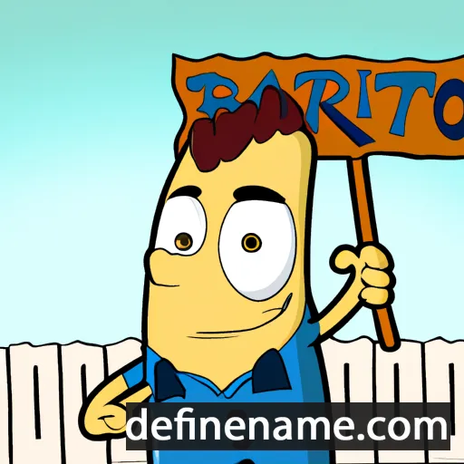 cartoon of the name Bartimeo