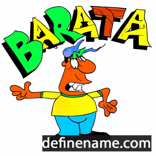 cartoon of the name Bartira