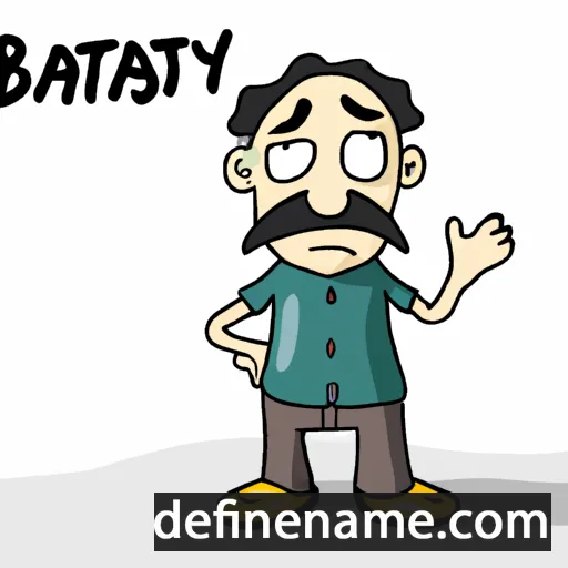 cartoon of the name Bartsalay