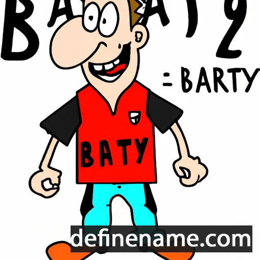 cartoon of the name Bartysz