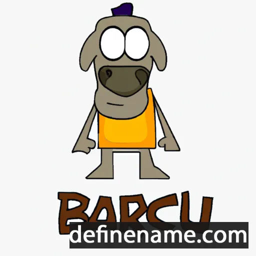 cartoon of the name Baruc