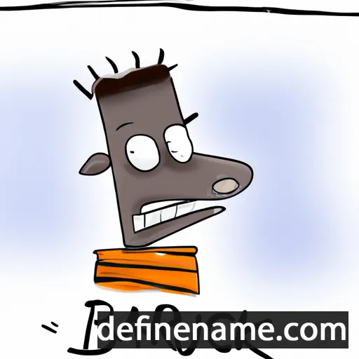 cartoon of the name Baruck