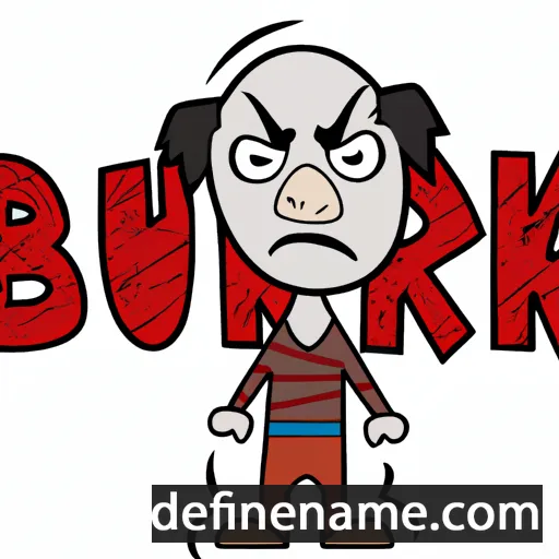 cartoon of the name Baruk