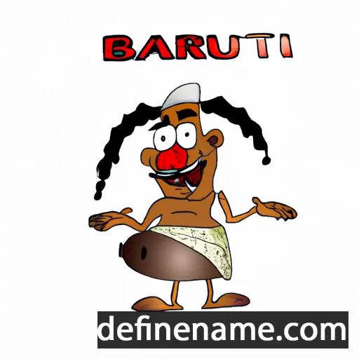 cartoon of the name Baruti