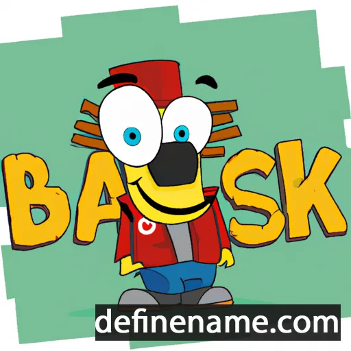 cartoon of the name Baścik